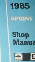 1985 CHEVY SPRINT TRUCK Service Shop Repair Manual Factory OEM - $15.69