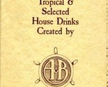 A &amp; B Lobster House Menu &amp; Drinks Menu Front Street in Key West Florida ... - $39.56