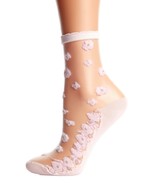 BestSockDrawer ANTONELLA sheer light pink socks for women - £7.82 GBP