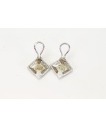 Sterling Silver Clip Earrings 15.6mm x 15.6mm x 5.2mm - $35.27