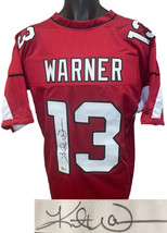 Kurt Warner signed Arizona Cardinal Red Custom Stitched Pro Style Football Jerse - £118.78 GBP