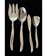 1847 Rogers Bros 1961 Lelani Sugar Spoon &amp; Master Butter Meat Fork Pierc... - $187.97 MXN