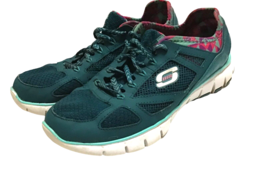 Skechers Relaxed Fit Flex Ultimate Reality Memory Foam Womens 7.5 Sneakers Shoes - £49.21 GBP
