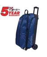 KR Hybrid 3 Ball Triple Roller Navy Bowling Bag - $210.15 CAD
