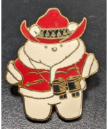 Vintage 1995 Santa Bear Dayton Hudson Lapel Pin - Conservation Corp - Ranger