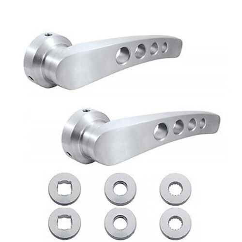 El Camino Ranchero Interior Inside Brushed Aluminum Billet Door Handles ... - $55.95
