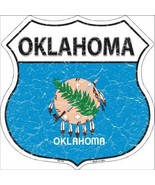 Oklahoma State Flag Highway Shield Metal Sign HS-144 - €24,12 EUR