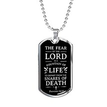 Express Your Love Gifts Fountain of Life ScriptureInspired Necklace Stainless St - £35.19 GBP