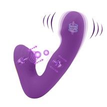 Clitoral Slapping G Spot Vibrator for Women - 3 in 1 Dildo Vibrators Cli... - £21.19 GBP