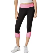 allbrand365 designer Womens Colorblocked Capri Leggings Size X-Small Color Pink - £27.49 GBP