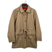 Vintage Cabin Creek Coat Womens M (10-12) Used Tan Lined Some Staining - £15.64 GBP