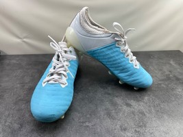 Brava Soccer Cleats Women 8.5M Shoes White Blue Leather 163866 Sports At... - $651.35 MXN