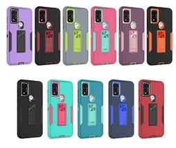 Tempered Glass / Slim Tough Stand Cover Case For Motorola Moto G Pure XT2163DL  - $9.36+