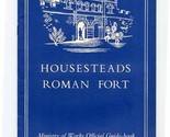 Housesteads Roman Fort Northumberland Ministry of Works Official Guide B... - $13.86