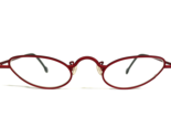 Vintage La Eyeworks Brille Rahmen Twit 487 Poliert Rot Cat Eye 45-22-130 - $60.23