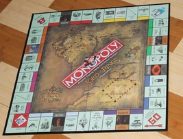 Monopoly Lord Of The Rings Trilogy Collectors Edition Game Board (ONLY) - £7.07 GBP