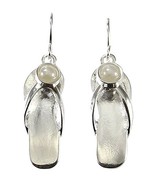 Flip flop pearl earrings - $19.17 CAD