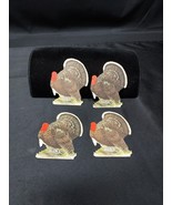 Unused 1920’s Lot 4 Dennison&#39;s Die Cut Cut-outs THANKSGIVING TURKEY Deco... - $29.63