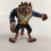 Disney Beauty And The Beast Wind Up Beast 4&quot; Action Figure Vintage 90s Just Toys - £15.53 GBP