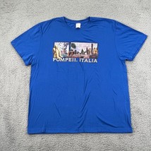 Stedman Mens Blue Short Sleeve Crew Neck Classic Pullover T Shirt Size 2XL - $24.74