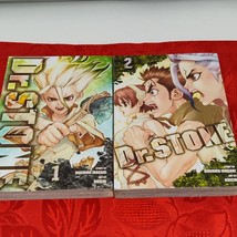 2X Dr. Stone Manga Lot Volumes 1 + 2 Riichiro Inagaki - Viz Media / Shon... - $187.33 MXN