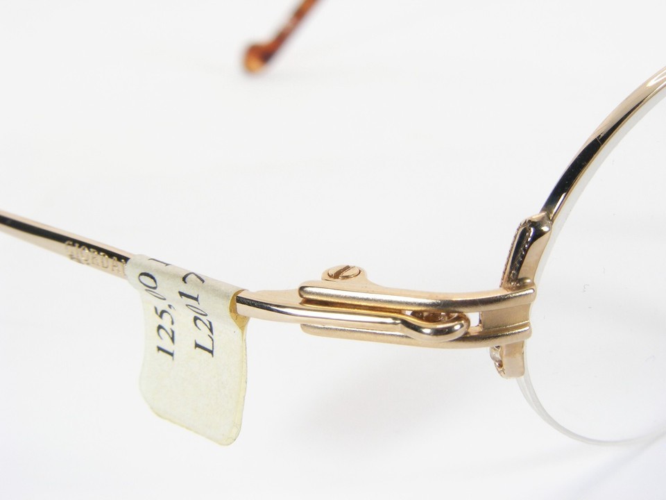 Vintage GIORDANO GA179 C2 Gold UNIQUE RARE EYEGLASSES GLASSES FRAME 40-35-137mm Item image 6