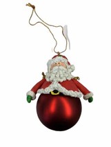 Avon Santa &amp; Company Santa Ornament - $6.43