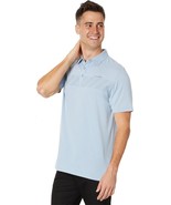 Travis Mathew Jungle Pyramid Polo Top Heather Ash Blue ( XL ) - $122.20 CAD