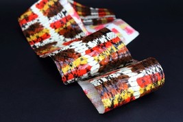 Nautical stripe Print Elaphe Snake Skin Hide Leather Snakeskin Glossy - $408.30 MXN+