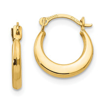 14k Madi K Small Hoop Earrings SE1439 - £77.01 GBP