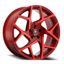 VENOM31 17X8 5X114.3 +31 73.1 Neon Red - $200.00