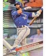 2017 Topps Chrome Prizm Refractor JOSE BAUTISTA MLB Toronto Blue Jays Ca... - $2.69