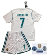 Real Madrid FINAL KYIV 2018 Kids Jersey RONALDO RAMOS Youth Jersey UCL Patch - $85.00