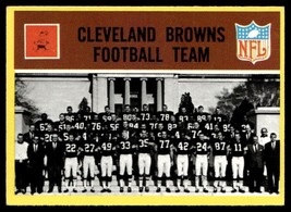1967 Philadelphia #37 Cleveland Browns TC VGEX-B107R12 - £39.78 GBP