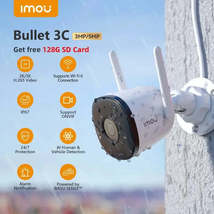 IMOU Bullet 3C 3MP5MP Wifi IP Camera Automatic Tracking Weatherproof AI ... - $59.12+