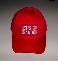 &quot;Let&#39;s Go Brandon&quot; FJB Red Embroidered Hat New! - £10.24 GBP