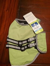 Top Paw- Cooling Vest For Dogs - Size Small Green &amp; Black Reflective Nwt - £7.95 GBP