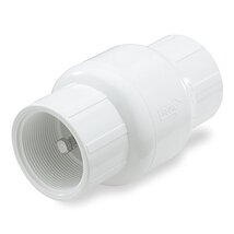 NDS 1001-15 1-1/2&quot; PVC Ips Spring Check Valve F by F 6-3/16&quot; Length - $33.39 CAD