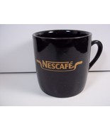 Nescafe mIni shot glass mug gold on black 2.5 oz - £3.46 GBP