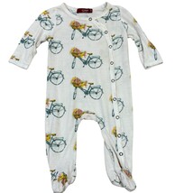 Milkbarn Baby Bicycle Print Footed Romper 3-6 Months - $26.93 CAD