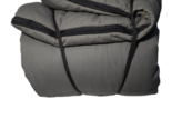 Vtg. Wenzel Sleeping bag, Duck Cotton &amp; Flannel Plaid Inside, 33&quot;×73&quot; Gray - $87.30