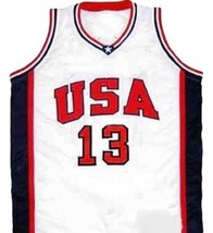 Antonio Mc Dyess #13 Team USA Men Basketball Jersey White Any Size - £27.96 GBP+