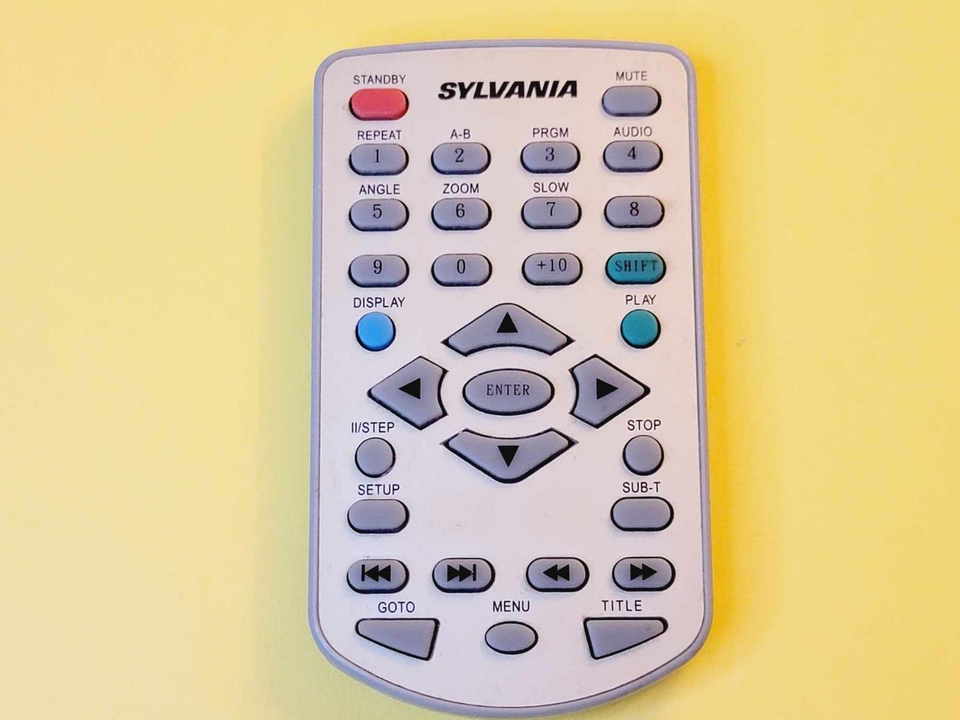 *GENUINE* SYLVANIA REPLACEMENT REMOTE CONTROL CONTROLLER FOR PORTABLE DV... - $6.40