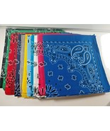 Bandana Paisley Biker Cover Head Band Wrap Rag Unisex Cowboy Western Riding - $1.87