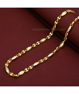 Unisex Italian Turkey chain 916% 22k Gold Chain Necklace Daily wear Jewe... - £3,825.85 GBP+