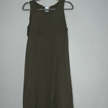 K Jordan Sleeveless Olive Green Sleeveless Tank Dress Size XL - $186.55 MXN