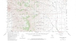 Hinkey Summit Quadrangle Nevada 1959 Topo Map USGS 1:62500 Topographic - £17.57 GBP
