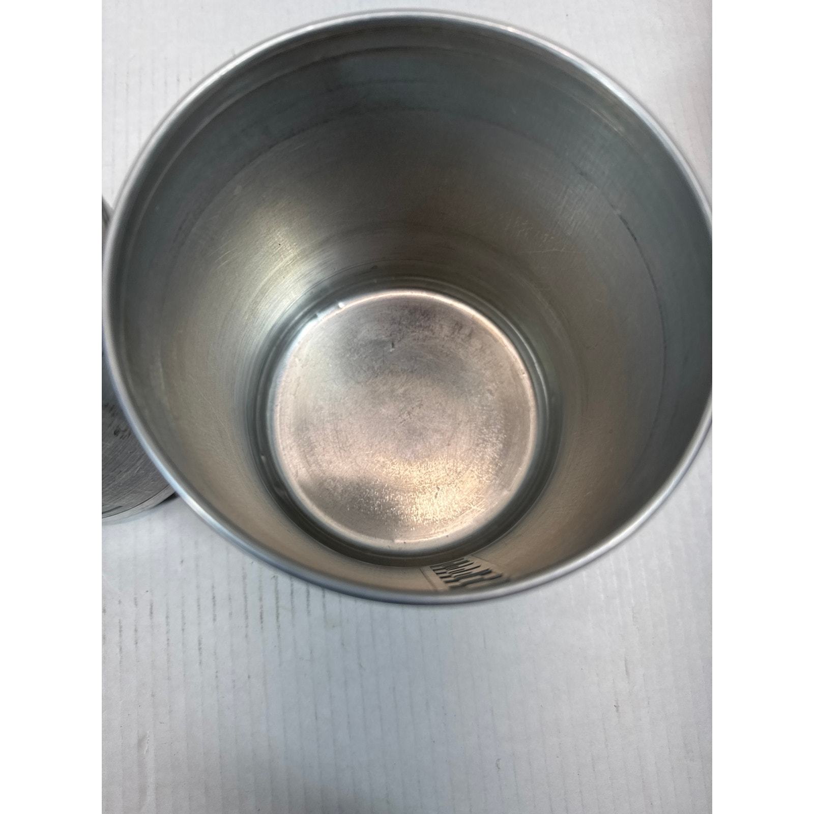 Spun Aluminum Canister Set Coffee and Tea Vintage 1950s Item image 5
