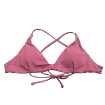 Andie Womens Size Large The Elwood Bikini Top Mulberry Swimwear Tie Neck... - $32.71