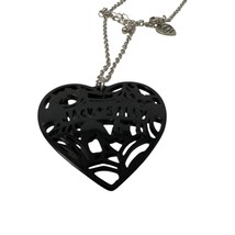 NIP Disney Nightmare Before Christmas Jack &amp; Sally Cut Out Heart Necklace - $39.59